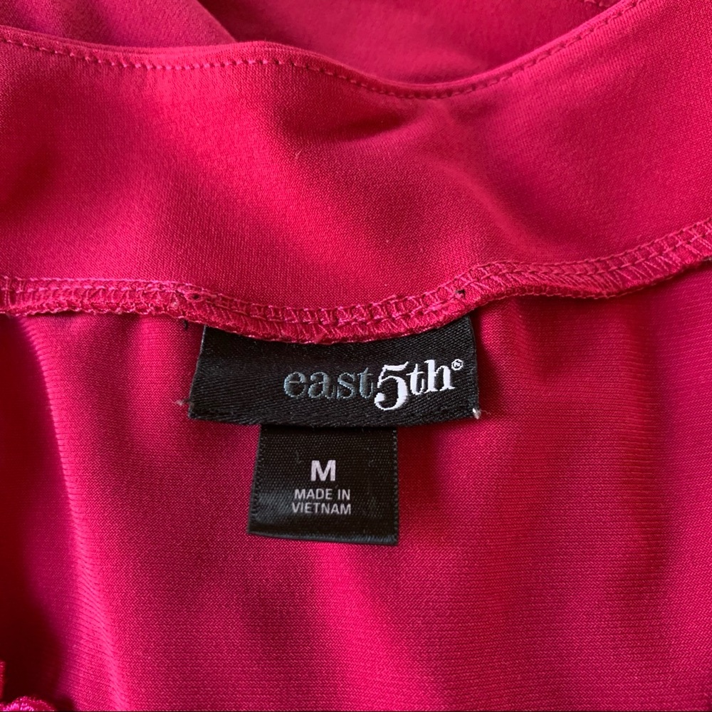 East 5th Medium Pink Shirt Top - Picture 3 of 3